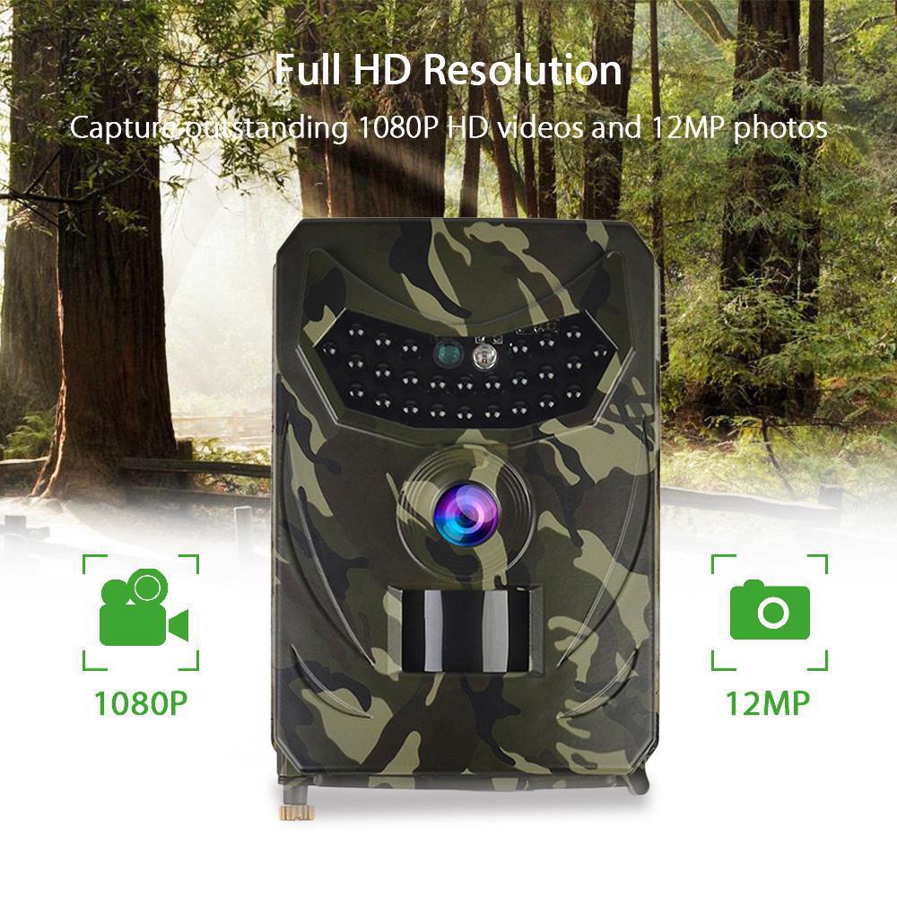12mp 1080p 08s Hunting Trail Camera Led Waterproof Wildlife Cam Vision Night