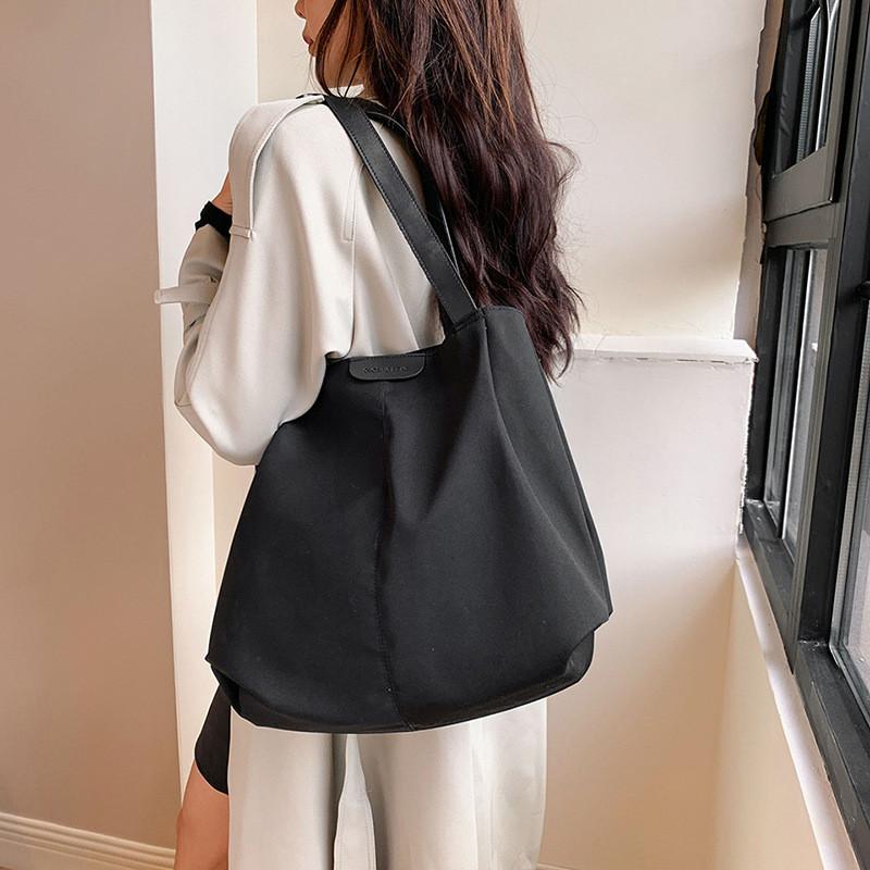 Large Capacity Japanese Style Canvas Tote Bag For Women Ideal For College Classes