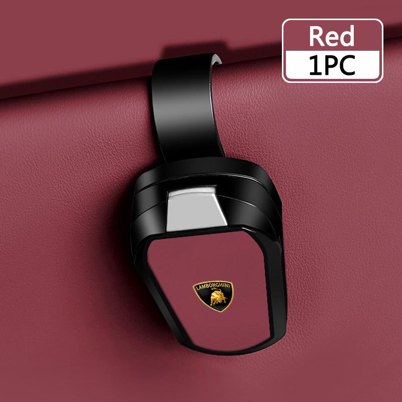 Car Sun Visor Glasses Holder Organizer Anti-Slip Eyewear Clip For Lamborghini LP570 LP610 Urus LP700 LP770 Gallardo Aventador EE4