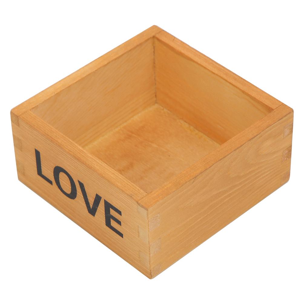 2pcs Multifunctional Wooden Succulent Flower Plant Pot Storage Box Organizer
