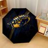 Leeds Rhinos Stampa Auto 8?Ombrello Pieghevole con Stecche Resistente al Vento Leggero Ombrello Automatico per Viaggi Quotidiani