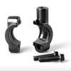 XSAJU Motorcycle Mirror Mount Bracket Handlebar Mount, Universal Positive Screws, Left and Right Set,
