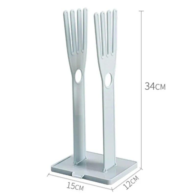 Portable Glove Drying Rack Kitchen Storage Dish Towel Dryer Desktop Removable Multifunctional Drainage Accessories Kitchen Tools
