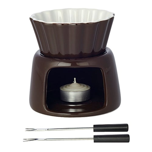 Kinto Mini Chocolate Fondue with Candle, Bitter, 36326