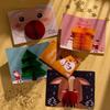 3D Pop Up Christmas Cards with Envelopes Sealing Stickers, Honeycomb Xmas Cards, Cute Merry Christmas Card Holiday Greeting Gift