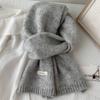 Unique color 100 pure wool scarf cute men and women couple winter warm scarf