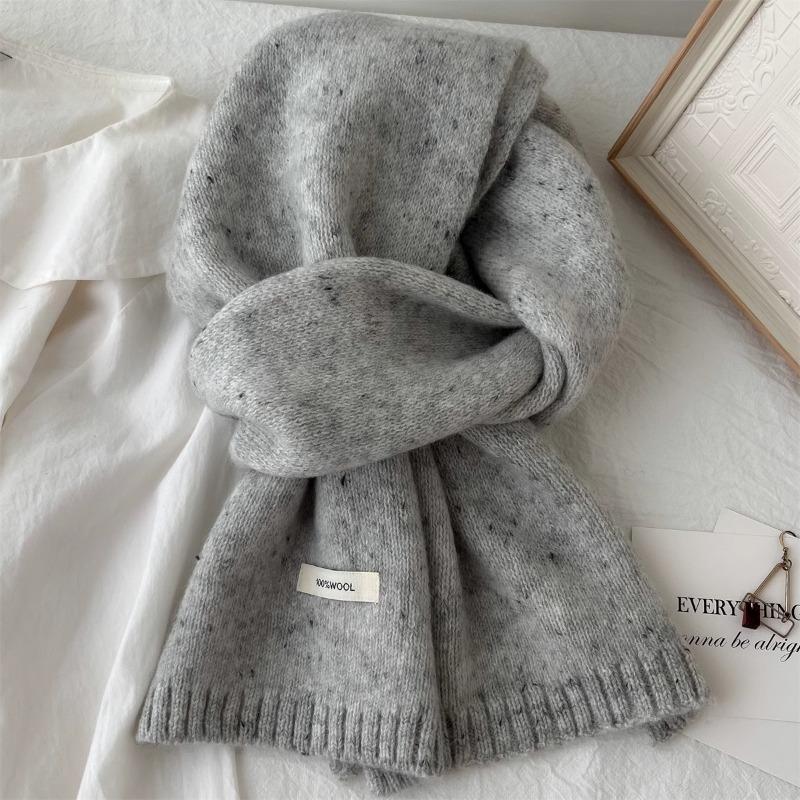 Unique Color 100 Pure Wool Scarf Cute Men and Women Couple Winter Warm Scarf