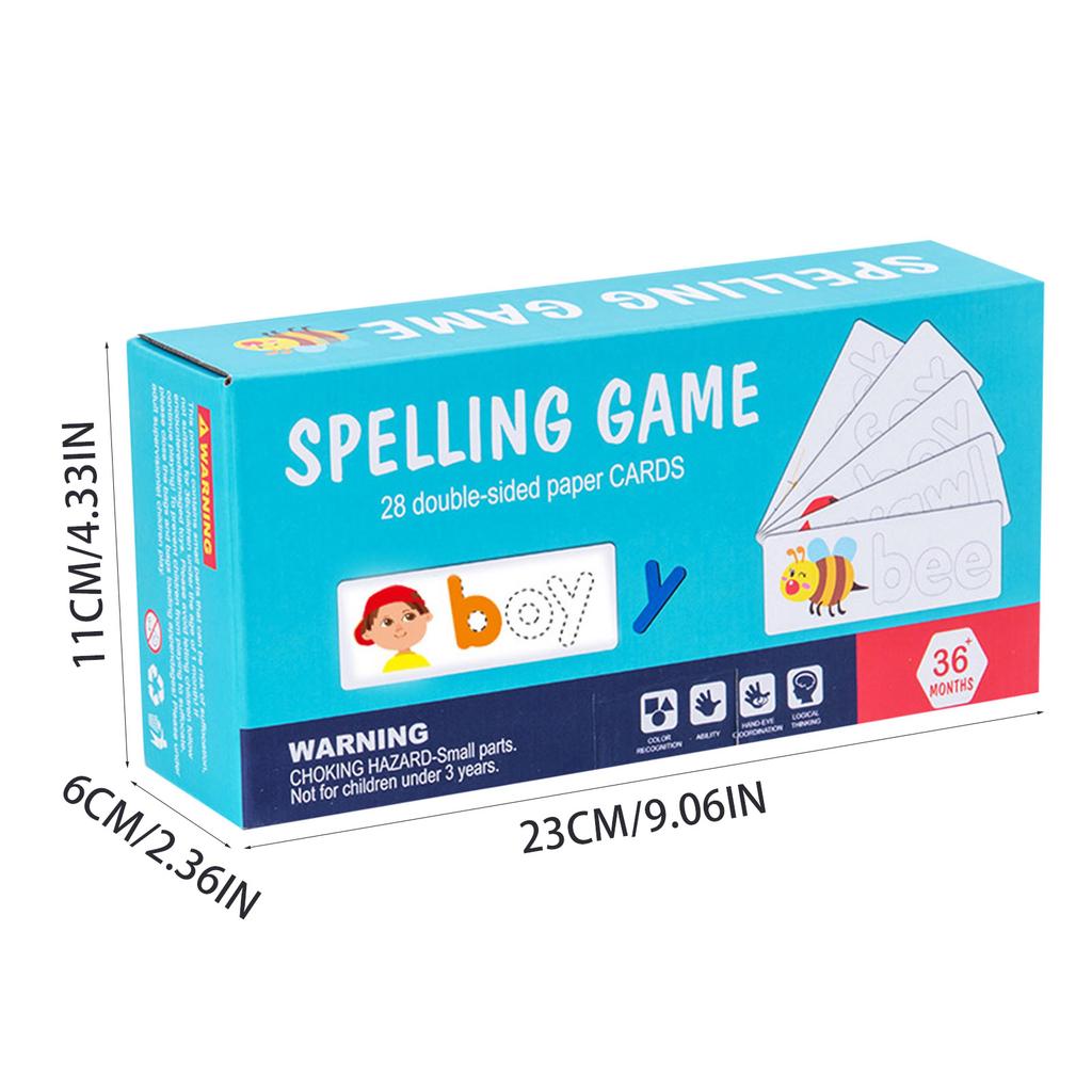 Cheers Education Wooden Alphabet Spelling Game For Kids Alphabet Puzzle Toy Educational Learning Toys Playing Spell Earth Movers