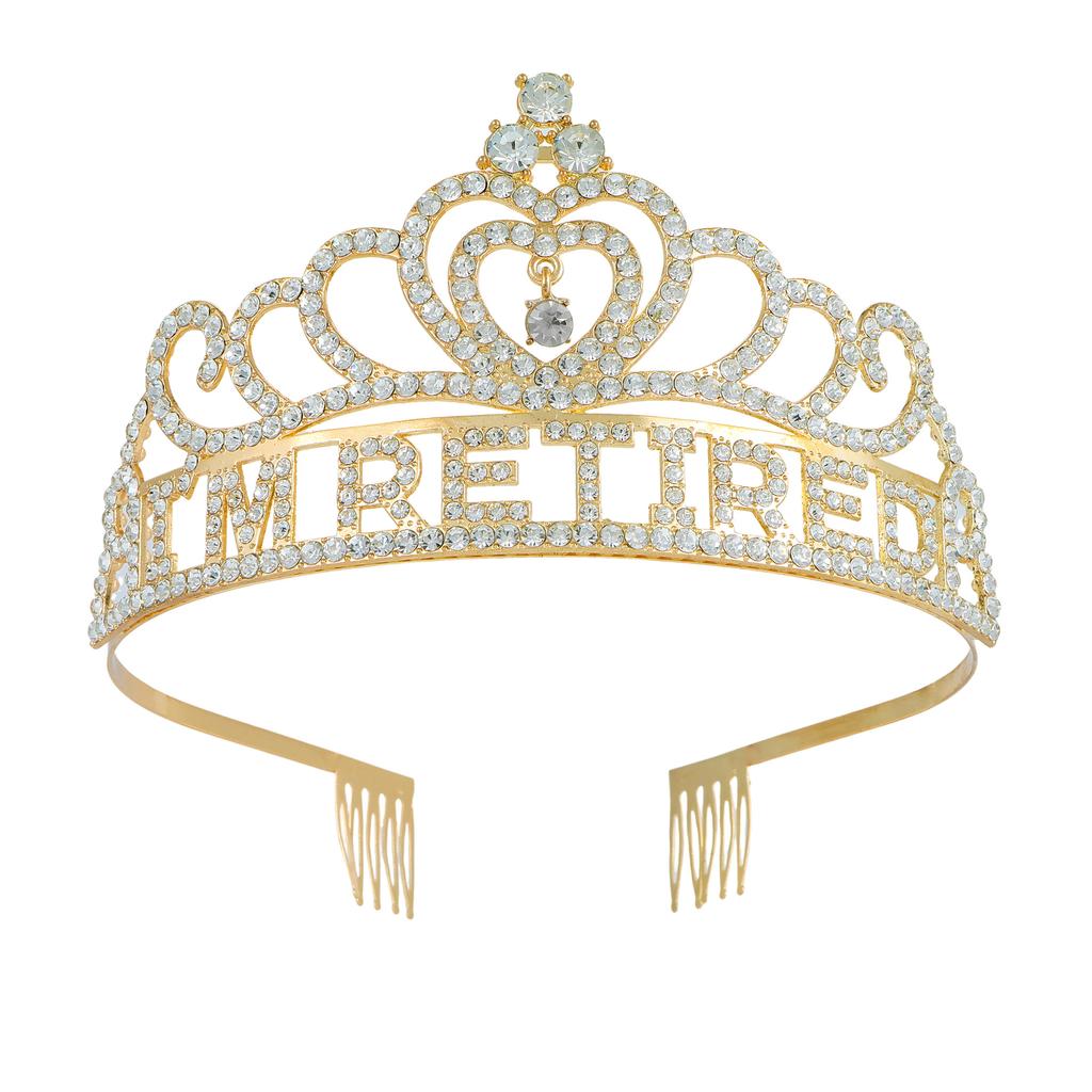 Retired Crown Retired Party Supplies Dress Up Gifts Headband Supplies
