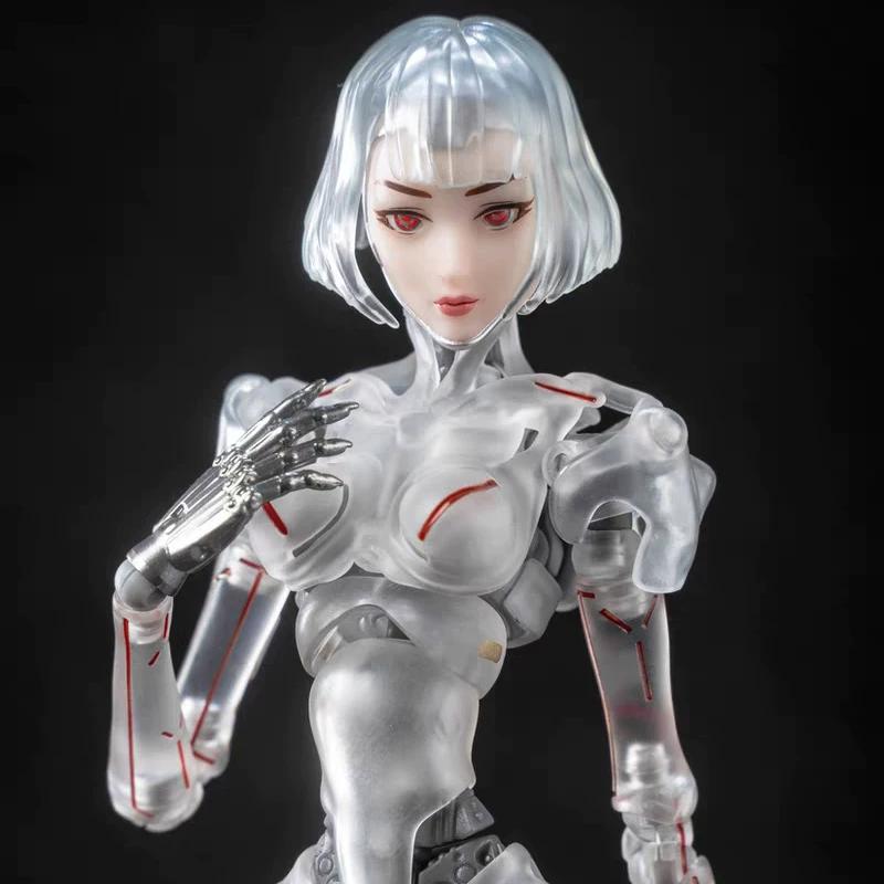 

Bone Shell Workshop 1/12 Scale AI Agent Lady Articulated Action Figure Anime Collectible Model With Replaceable Hands And Blades