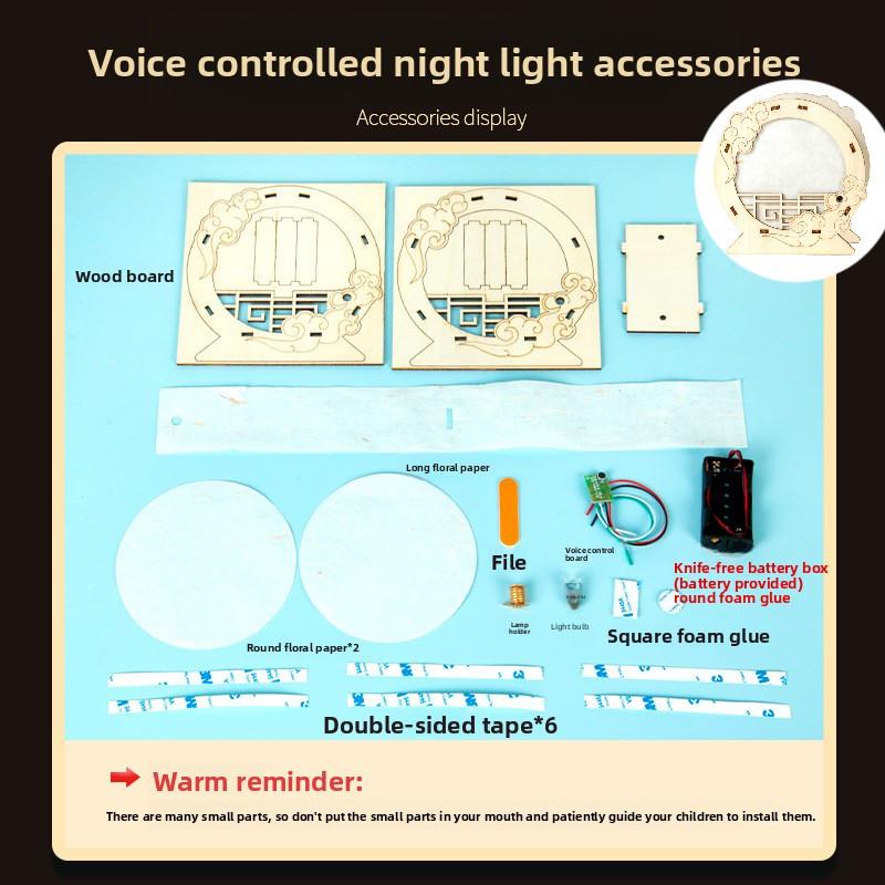 

Science Experiment Diy Voice Control Night Light Kit For Childrens Educational Projects