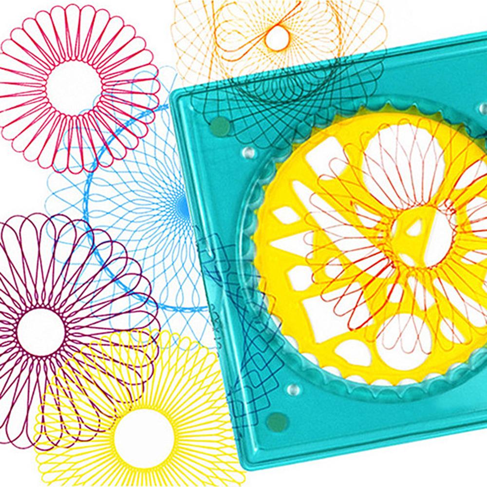 Spiral Designer Creative - Dessin Outil Spirograph Géométrique Avec Cahier Stylo - Jouet Art Classique Enfant