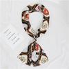Korean Version of Spring and Summer Long Silk Scarves, Small Scarves, Scarves, Women's Versatile Printing Thin and Narrow Headbands Are Very Good Yao