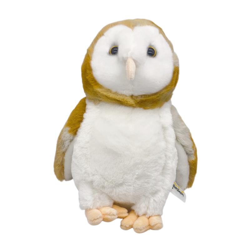 Simulation Big Eyes Owl Plush Toys Cute Snow Owl Stuffed Animal Natural Bird Plushie Wildlife Soft Dolls Kids Gifts Birthday
