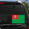 Tri Mishki WCS1015 Flag of The Border Troops of USSR Car Sticker PVC Colorful Decals Windshield Waterproof Trunk Sticker