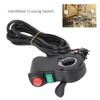 2PCS Plastic Black 98percent  Efficiency Real Time Display Thumb Cruising Multifunction Electric Bike