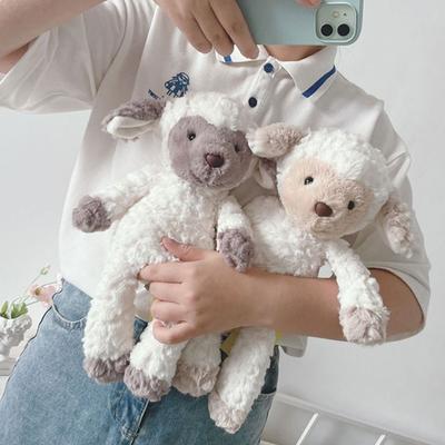 Soft Fluffy Sheep Toys Animal Stuffed Plush Dolls 35cm Cuddly Lamb for Kids Children Gifts Appease Toys