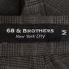 68&brothers Check Pattern 2 Tack Pants M Gray Men's Used