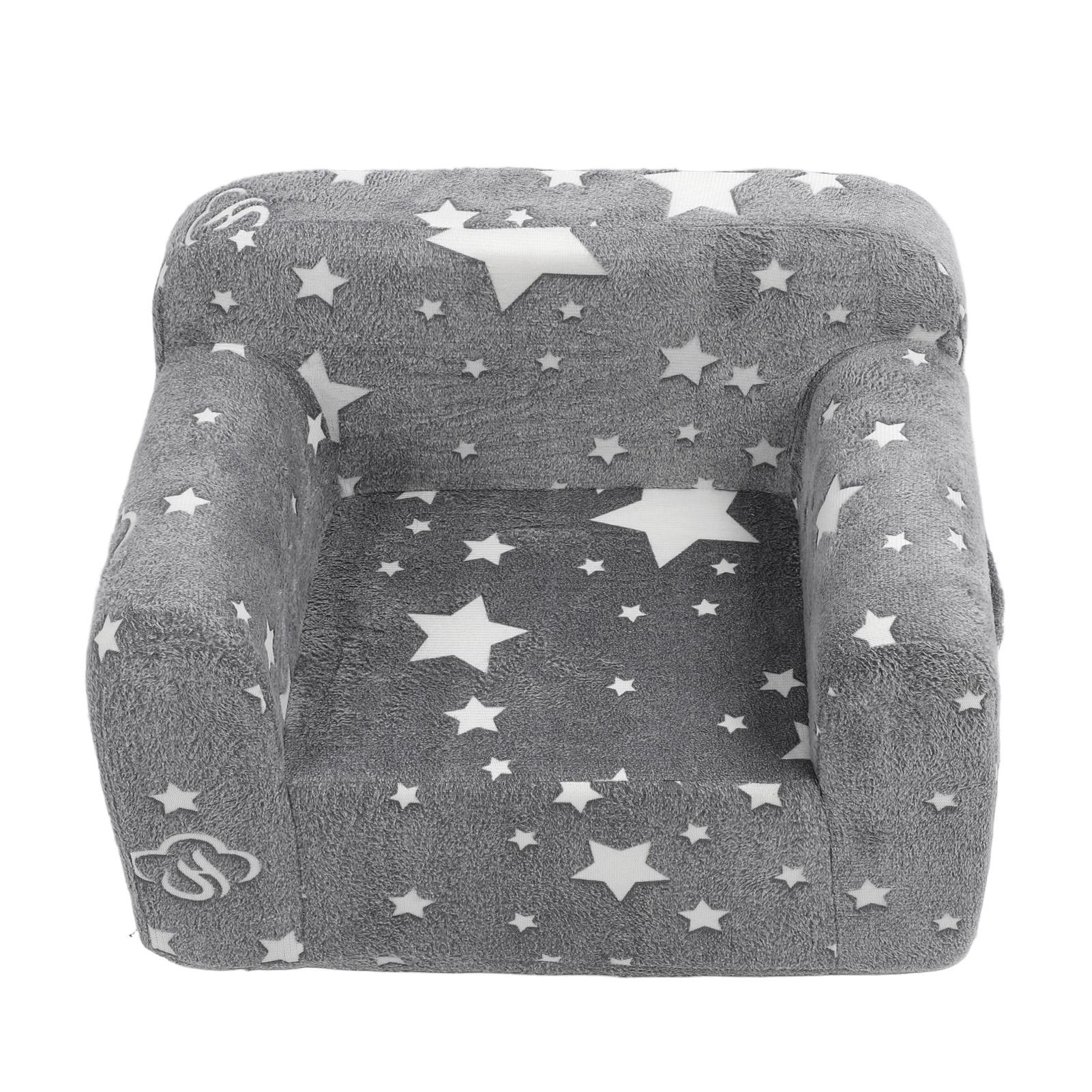 

Toddler Chair Glow in The Dark Memory Foam Kids Sofa Couch Reading Chair with Removable Washable Cover for Boys Girls