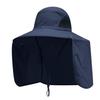 New Anti-UV Fisherman Hat Adjustable Wide Brim Bucket Hat 50+UPF Protection with Neck Protection Shawl Visor Cap Summer