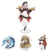 Exquisite Genshin Impact Barbatos Keqing Barbara Acrylic Figure Stand For Display Decor