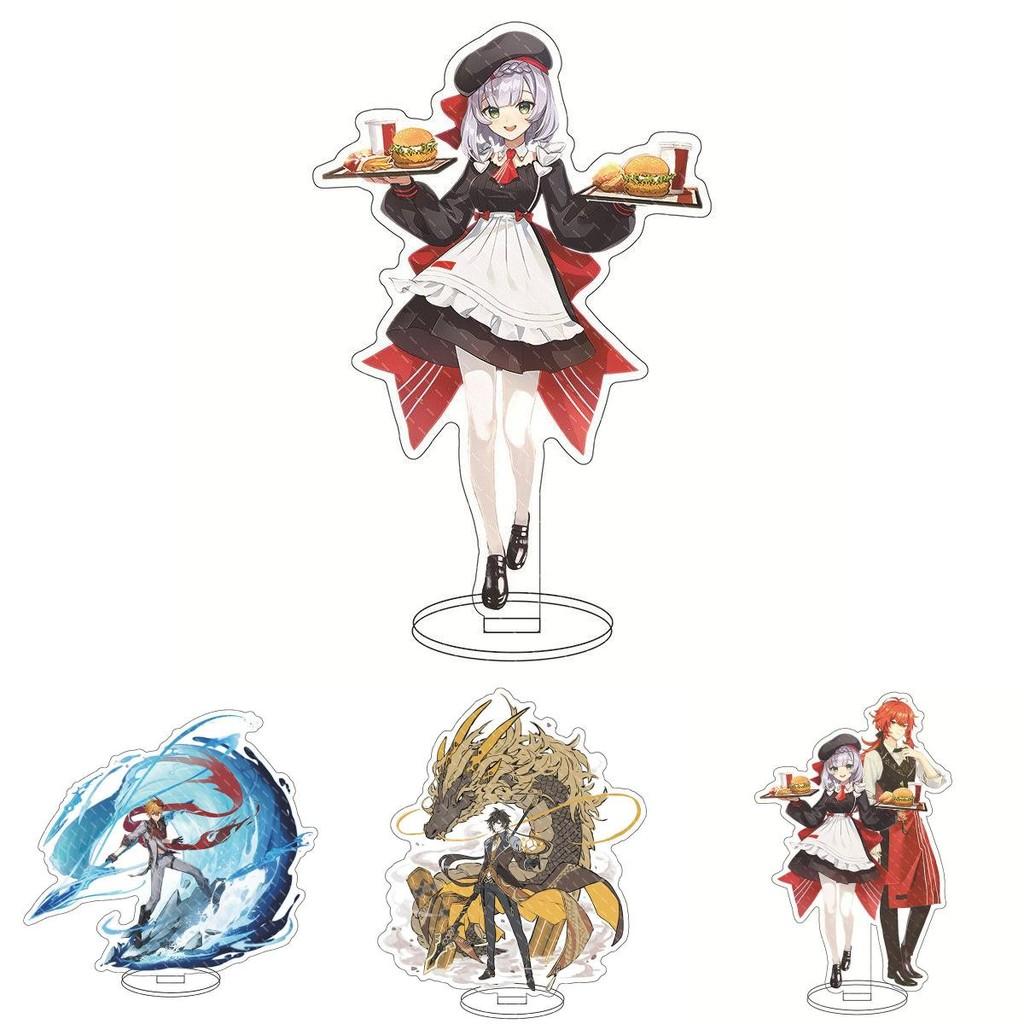 Exquisite Genshin Impact Barbatos Keqing Barbara Acrylic Figure Stand For Display Decor