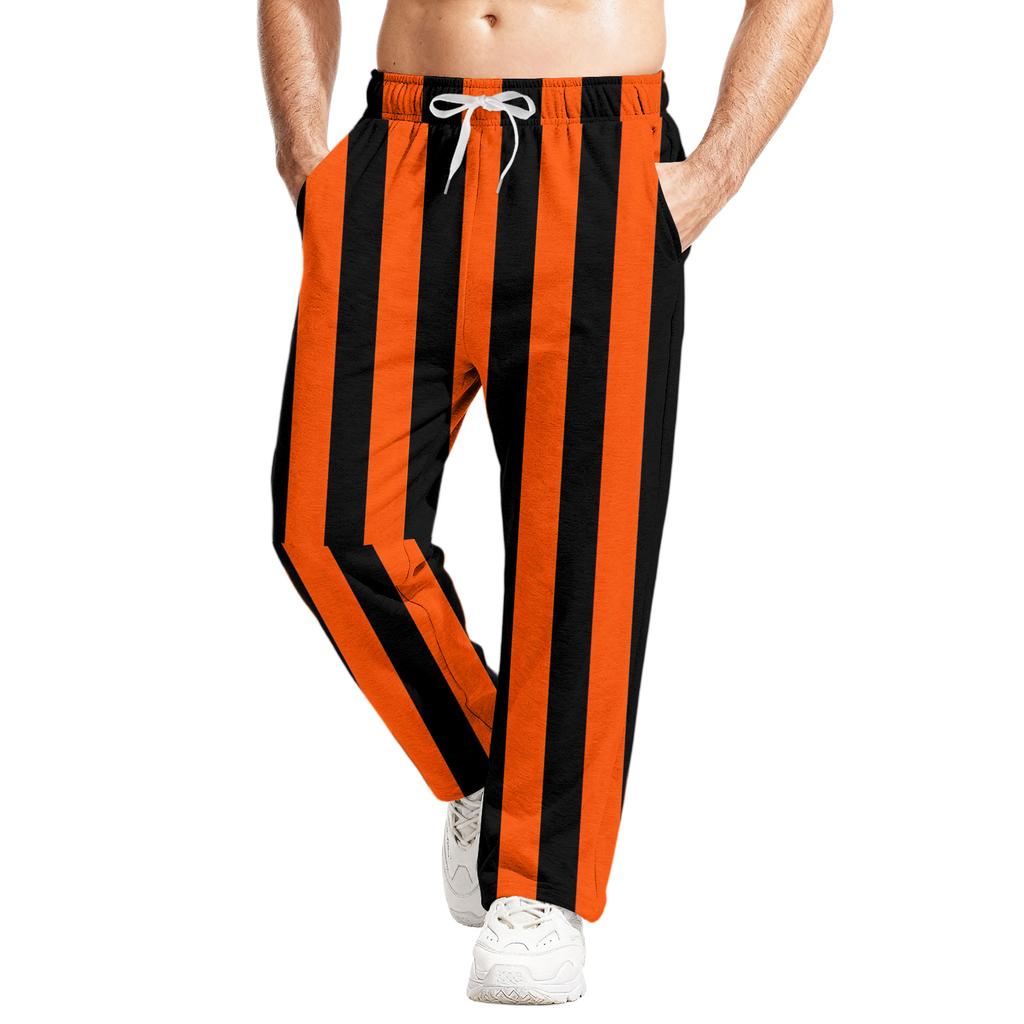 Men's Relaxed-Fit Casual Sweatpants With Stretch Waistband And Drawstring Yoga Pants