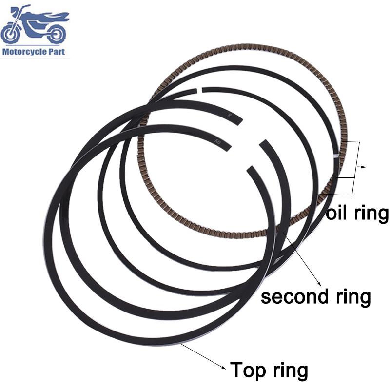 64mm 64.25mm 64.5mm STD +25 +50 Motorcycle Piston Ring For Honda NT400 Bros 1987-93 Shadow 400 2002-05 VRX400 Steed 400 1990-97
