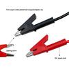 2Pcs Universals Multimeter Test Leads Banana Plug To Alligator Clip Multimeter Testing Cable Test Probes Leads Wire Cable