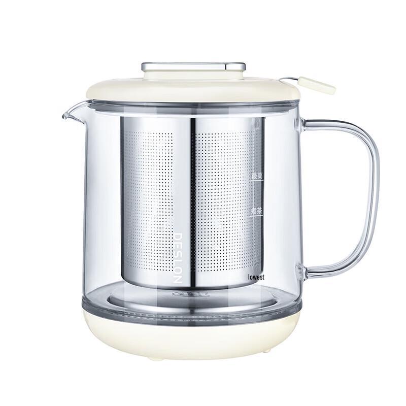 DESLON 1.2L Multi-function Borosilicate Glass Health Kettle