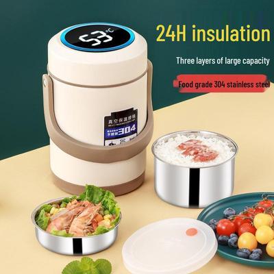 Thermos Isolato Sottovuoto in Acciaio Inossidabile 304 per Studenti e Professionisti (Due/Tre Strati, Portatile)