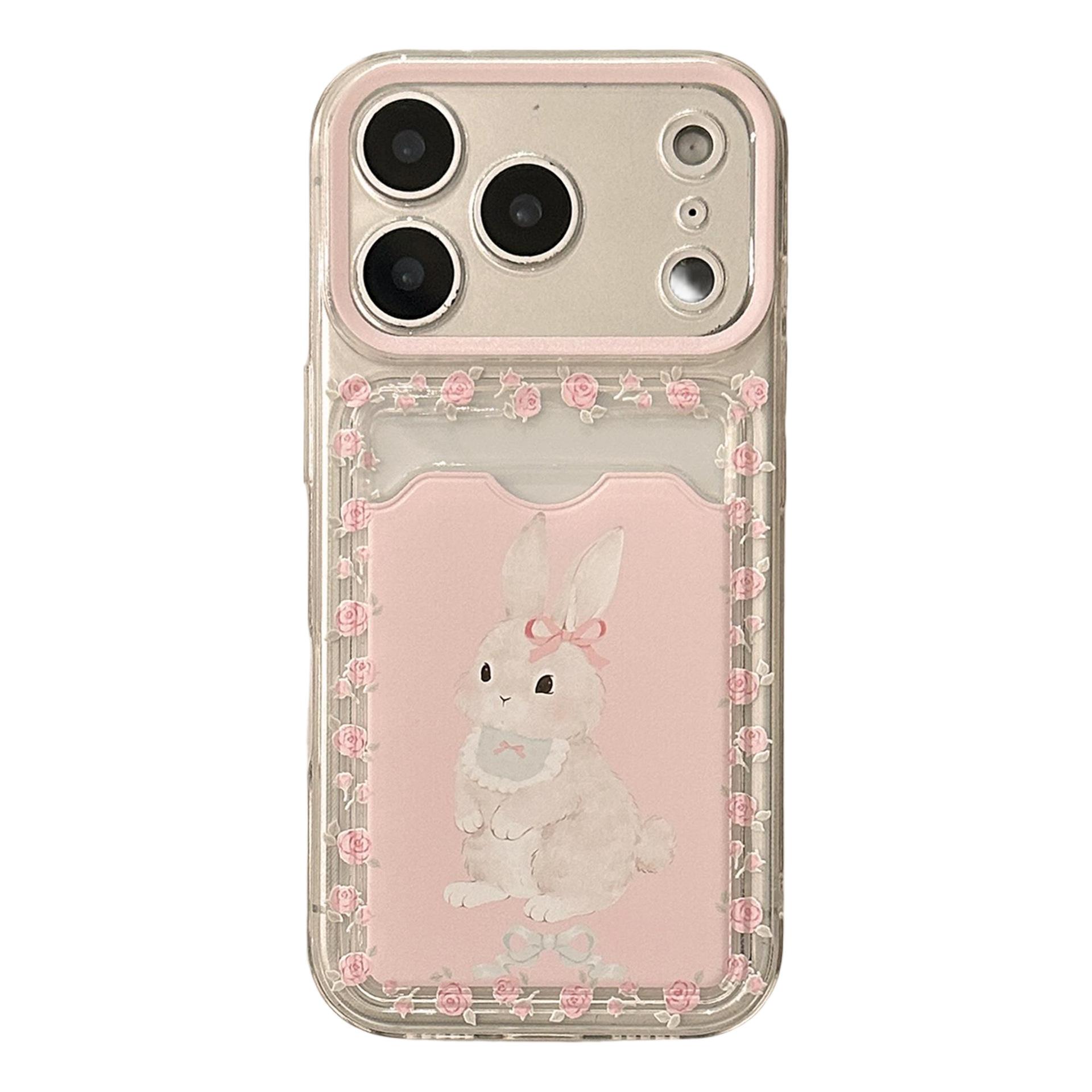 

Милый Держатель для Карт Чехол-Телефон с Кроликом для iPhone 16, iPhone 17 и iPhone 17 Pro Max iPhone 11