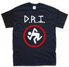 D.R.I. Shirt Hardcore Thrash Punk Band Graphic Tee Classic Vintage Reprint
