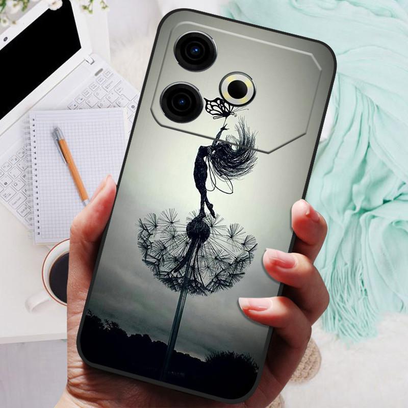 Für Tecno Pova 6 Neo Hülle Pova6 Neo Luxus Handy Silikon Rückseite Für Tecno Pova 6 Neo Hüllen Pova 6Neo Schutzhülle Capas