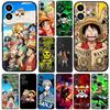 for Motorola Moto G86 G57 G67 G54 G24 G15 Power G13 G14 G34 G35 G45 G53 G55 G64 G75 G72 Case Sanji One Pieces Luffy Roronoa Zoro