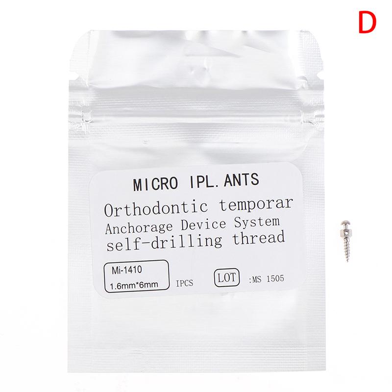 Dentální materiály Ortodontické vybavení Ortodontické šrouby