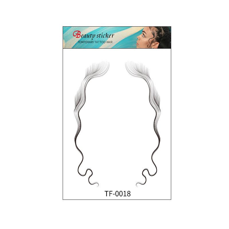 

2021 Тату-наклейка Чёлка Имитация Волос Наклейка Детский Волос Край Линии Роста Волос Наклейка Customization (please contact customer service)