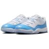 Jordan Air Jordan 11 Abrasion Resistant Low Top Vintage Basketball Shoes Unisex White Blue FV5104-100