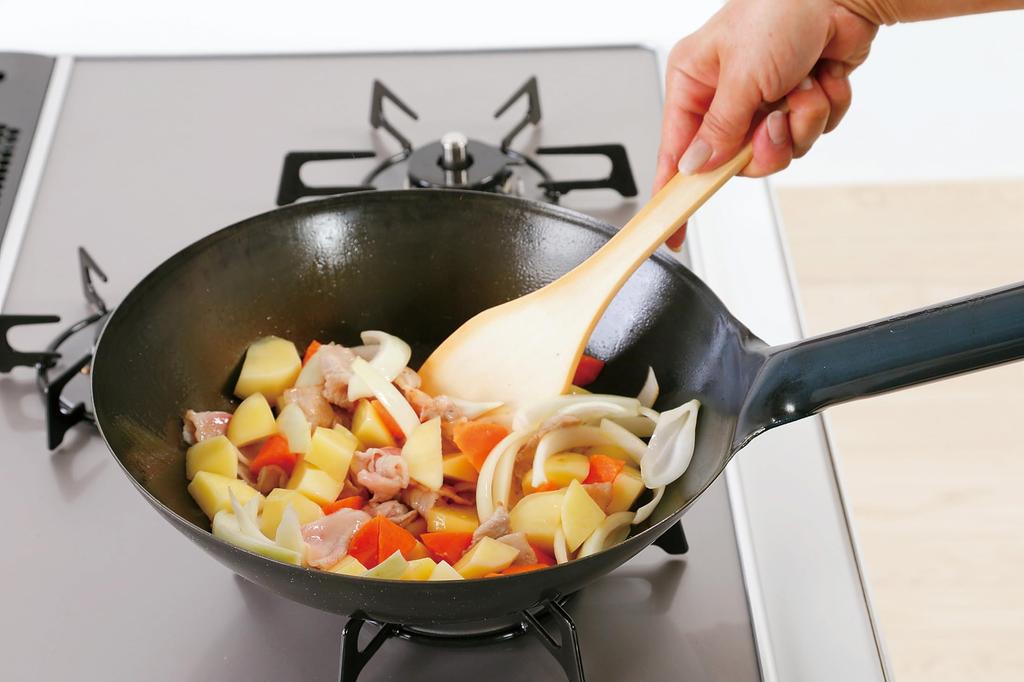 Summit Industries Wok, 33cm, Single Handle, Made in Japan