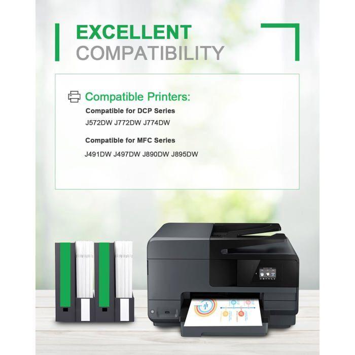 Cartouches d'Encre - COMPTOIR DES PARISIENNES - LC3213 - Multi-couleurs - 400 pages - Pack de 5