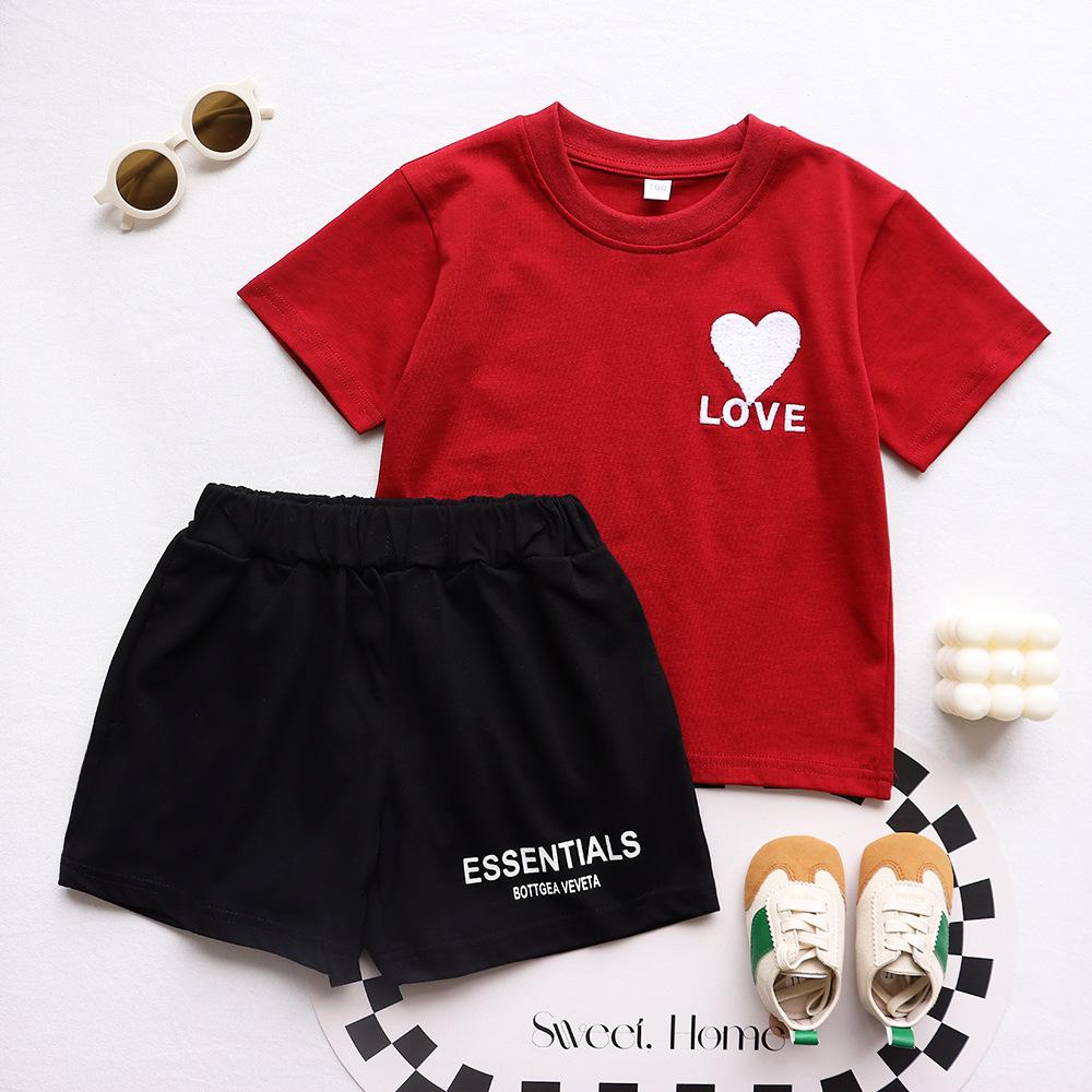 2025 Spring/Summer Year of the Tiger Family Outfits: Parent-Child Sets, Baby 100 Days Photos, Heart Embroidery for Mother-Daughter/Son