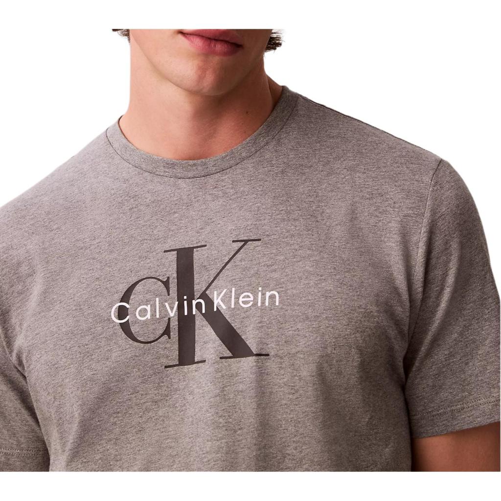 Calvin Klein Soft Breathable Letter Versatile Round Neck Short Sleeve T-Shirt Men Tops 4RB861G-P7E