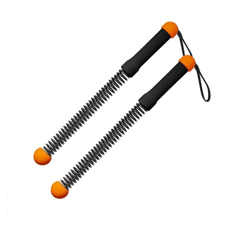 

2Pcs Portable Workout Rod Battle Rope Replacement Spring Rod Strength Training Tool Exercise Rod for Men and Women оранжевый