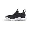 Rapidazen Round Tip Slip Resistant And Breathable Low Top Running Shoes Black White Children Aged 3 7 Years Old FV2607