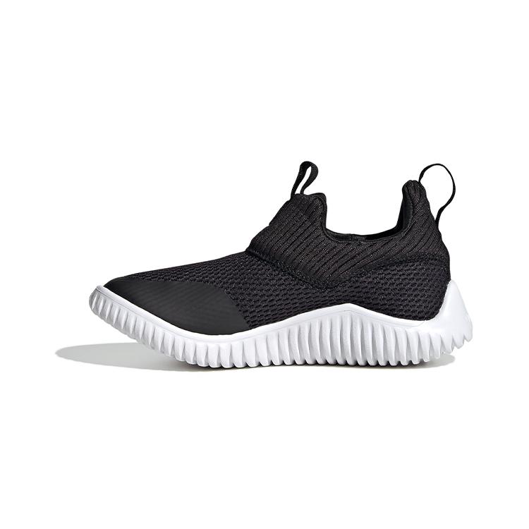 

Adidas Rapidazen Round Tip Slip Resistant And Breathable Low top Running Shoes Black White Children Aged 3 7 Years Old FV2607 29
