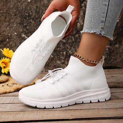 Sneakers Women Summer Casual Shoes Fashion Breathable Walking Mesh Flat Shoes Women Tenis White Ladies Sports Shoes
