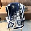 New Autumn and Winter Warm Thickened Imitation Cashmere Scarf Women Dignified Atmosphere Air Conditioning Shawl Scarf