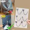 2 Pcs 2 Pcs Trouser Faux Pearl Magnetic