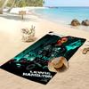 Lewis Hamilton Custom Beach Towel, Print Your Name Text Lightweight Absorbent Towel for Swimming Travel