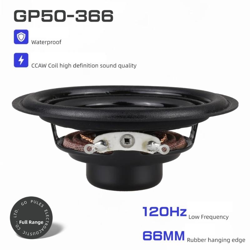 50mm 5W 4Ohm Indoor Magnetic Loudspeaker IPX7 Waterproof Neodymium Magnets And For Enhances Rich Bass Output Woofer
